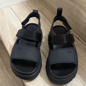 UGG Kids Black Sandals